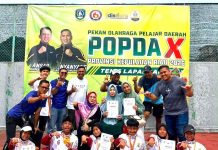 Atlet Tenis Tanjungpinang Lampaui Target, Boyong Dua Emas di Popda Kepri 2026