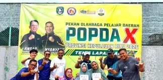 Atlet Tenis Tanjungpinang Lampaui Target, Boyong Dua Emas di Popda Kepri 2026