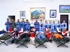 Donor Darah Hari Bakti TNI AU Ke-79, Lanud Raden Sadjad Natuna Kumpulkan 72 Kantong Darah untuk Masyarakat