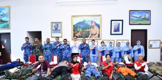 Donor Darah Hari Bakti TNI AU Ke-79, Lanud Raden Sadjad Natuna Kumpulkan 72 Kantong Darah untuk Masyarakat