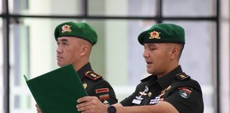 Tongkat Komando Berganti, Letkol Inf Reymond H. Sitanggang Resmi Jabat Danyon Komposit 1/Gardapati Natuna
