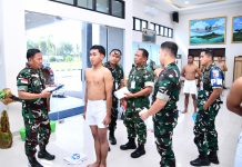 Danlanud Raden Sadjad Natuna Seleksi Akhir Calon Bintara PK Pria TNI AU Gelombang II/A-58
