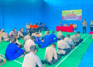 Pos SAR Anambas Berikan Materi Search and Rescue pada Latkatpuan Polres Kepulauan Anambas