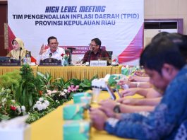Gubernur Ansar Pimpin High Level Meeting TPID Kepri, Perkuat Sinergi Kendalikan Inflasi