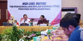 Gubernur Ansar Pimpin High Level Meeting TPID Kepri, Perkuat Sinergi Kendalikan Inflasi