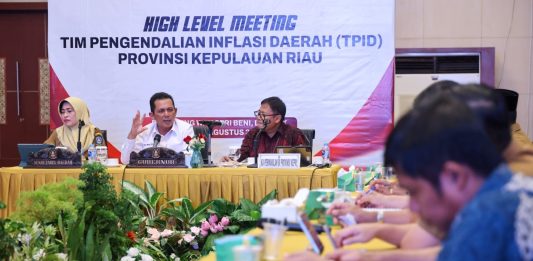 Gubernur Ansar Pimpin High Level Meeting TPID Kepri, Perkuat Sinergi Kendalikan Inflasi