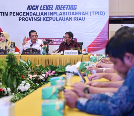 Gubernur Ansar Pimpin High Level Meeting TPID Kepri, Perkuat Sinergi Kendalikan Inflasi
