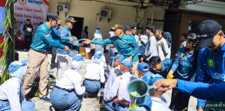 Tradisi Tantengan Tandai Dimulainya Pembinaan Calon Paskibraka Natuna 2026
