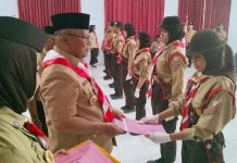 Tari Badendang Iringi Pelepasan Kontingen Jambore Nasional XII 2026, Bupati Buton Selatan Beri Semangat Peserta