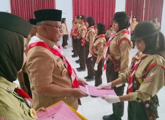 Tari Badendang Iringi Pelepasan Kontingen Jambore Nasional XII 2026, Bupati Buton Selatan Beri Semangat Peserta