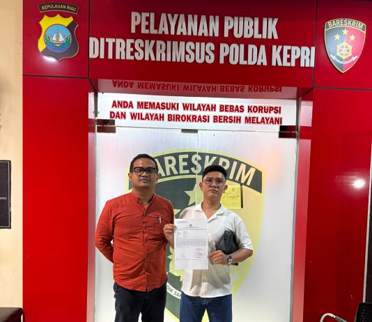 Merasa Difitnah Kasus Narkotika BNN, Andi Morena Ambil Langkah Hukum Total di Polda Kepri