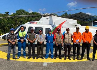 Hari Kedua Operasi SAR, Helikopter Sikorsky Dikerahkan Cari KM Samudra Jaya Kelautan di Perairan Anambas