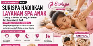 Surispa Hadirkan Layanan Spa Anak di Tanjungpinang, Dukung Tumbuh Kembang dan Relaksasi Si Kecil