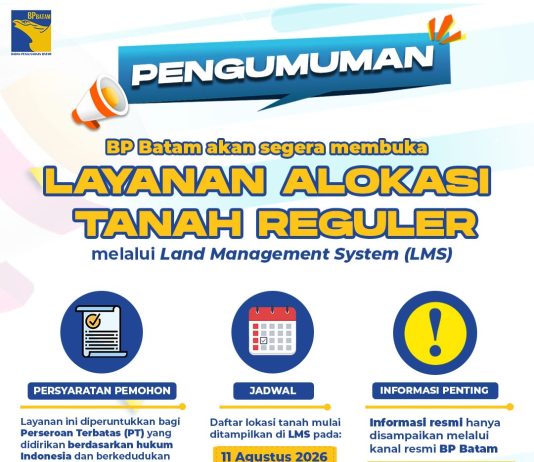 BP Batam Perkuat Transparansi Layanan Pertanahan, Alokasi Tanah Reguler Segera Hadir Melalui LMS
