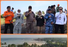 Merah Putih Raksasa Berkibar di Batu Datar, Semangat Kemerdekaan Menggema dari Perbatasan Natuna