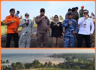 Merah Putih Raksasa Berkibar di Batu Datar, Semangat Kemerdekaan Menggema dari Perbatasan Natuna