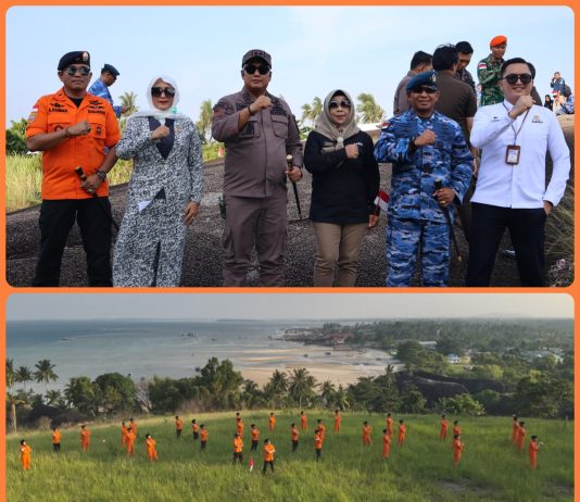 Merah Putih Raksasa Berkibar di Batu Datar, Semangat Kemerdekaan Menggema dari Perbatasan Natuna