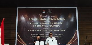 Kejari Natuna dan KPU Tandatangani PKS, Perkuat Sinergi Pelayanan dan Pendampingan Hukum