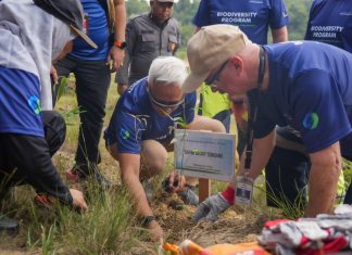 Perkuat Ketahanan Air Baku, BP Batam Gandeng Mc Dermott Tanam 400 Bambu Betung di Bendungan Sei Nongsa