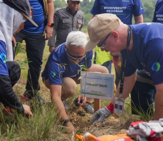 Perkuat Ketahanan Air Baku, BP Batam Gandeng Mc Dermott Tanam 400 Bambu Betung di Bendungan Sei Nongsa