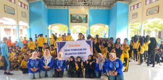 Cegah Pernikahan Dini, Selamatkan Generasi: Mahasiswa ISNJ Bengkalis Gelar Edukasi di SMPN 2 Sabak Auh