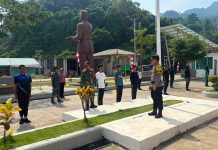 Sinergi TNI-Polri Latih Paskibra Serasan, Persiapkan Pengibaran Merah Putih HUT RI ke-81