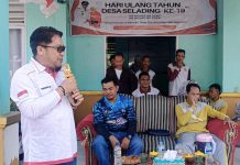 Jalan Sehat Warnai HUT ke-19 Desa Selading, Marzuki Ajak Warga Jaga Persaudaraan