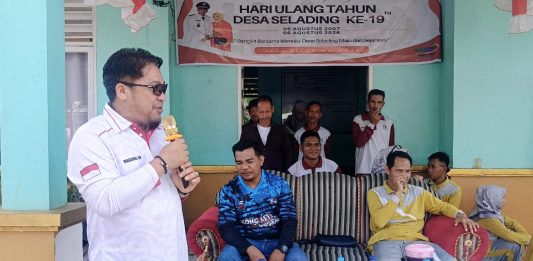 Jalan Sehat Warnai HUT ke-19 Desa Selading, Marzuki Ajak Warga Jaga Persaudaraan