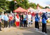 Sekda Lingga Lepas Lomba Gerak Jalan, Hidupkan Kembali Tradisi Perayaan HUT Kemerdekaan