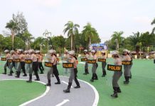 Polres Natuna Tingkatkan Kesiapsiagaan Personel melalui Latihan Dalmas