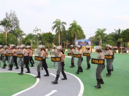 Polres Natuna Tingkatkan Kesiapsiagaan Personel melalui Latihan Dalmas