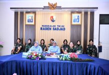Jelang HUT ke-63, Wara Lanud Raden Sadjad Natuna Ikuti Pembekalan Ibu Asuh Wara