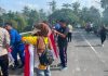 Jembatan Mahligai Disulap Jadi Jembatan Merah Putih, Polri dan Warga Natuna Perkuat Semangat Gotong Royong