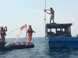 112 Mil Merah Putih Mengarungi Laut Natuna, SAR Perkuat Semangat Nasionalisme di Ujung Negeri