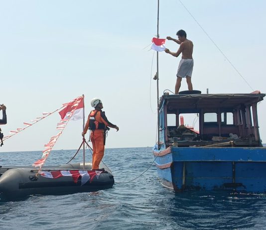112 Mil Merah Putih Mengarungi Laut Natuna, SAR Perkuat Semangat Nasionalisme di Ujung Negeri