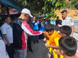 Ditutup Sekda, SDN 014 Singkep Raih Juara Turnamen Sepak Bola Pantai Tingkat SD se-Lingga