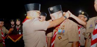 Bupati Asahan Terima Lencana Melati atas Dedikasi terhadap Gerakan Pramuka