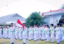 Paskibraka Buton Tengah 2026 Resmi Dikukuhkan, Bupati Azhari Titip Pesan Nasionalisme