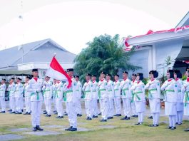 Paskibraka Buton Tengah 2026 Resmi Dikukuhkan, Bupati Azhari Titip Pesan Nasionalisme