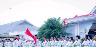 Paskibraka Buton Tengah 2026 Resmi Dikukuhkan, Bupati Azhari Titip Pesan Nasionalisme