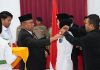 Kukuhkan 72 Paskibraka, Bupati Adios Pesan Jaga Amanah dan Disiplin