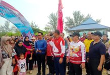 Mustamin Bakri Hadiri Rangkaian HUT ke-81 RI di Serasan, Semangat Nasionalisme Warga Perbatasan Menggema