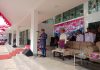 H. Mustamin Bakri Bacakan Proklamasi di Upacara HUT ke-81 RI di PLBN Serasan