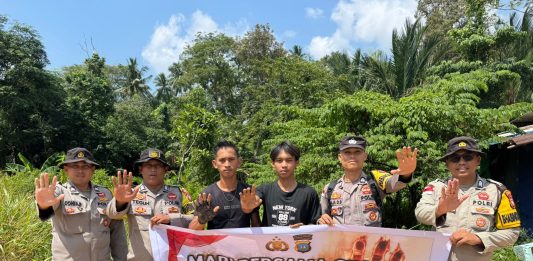 Bhabinkamtibmas Polsek Bunguran Timur Perkuat Patroli Antisipasi Karhutla di Bunguran Timur