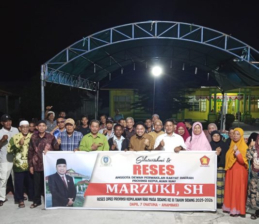 Reses di Sedanau, Warga Desak Perbaikan Jalan dan Kubah Masjid, Marzuki Siap Kawal ke Pemprov Kepri