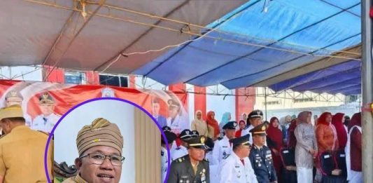 Karpet Tribun Upacara HUT ke-81 RI Disorot, Camat Mawasangka Klarifikasi Karpet Tribun Bukan dari Masjid