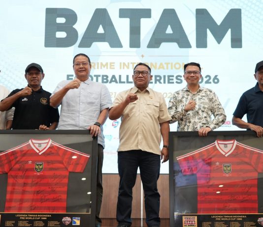 Dorong Kebangkitan Sepak Bola Batam, BP Batam Sambut Tim Batam Prime International Football Series 2026