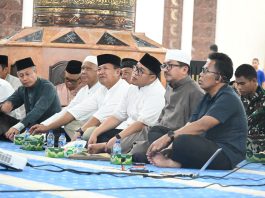 Personel Lanud Raden Sadjad Hadiri Peringatan Maulid Nabi Muhammad SAW 1448 H di Natuna