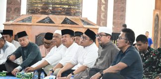 Personel Lanud Raden Sadjad Hadiri Peringatan Maulid Nabi Muhammad SAW 1448 H di Natuna
