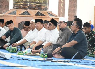 Personel Lanud Raden Sadjad Hadiri Peringatan Maulid Nabi Muhammad SAW 1448 H di Natuna